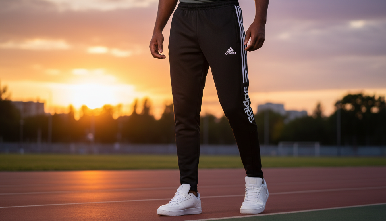 Adidas Men’s Black Printed Trousers: Fall/Winter Guide
